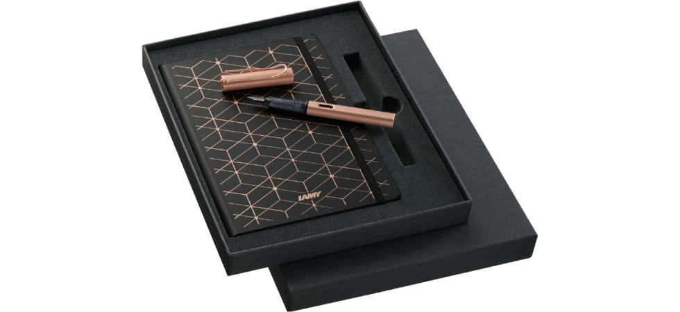 Set LAMY LX agenda si stilou 76 Rose Gold F