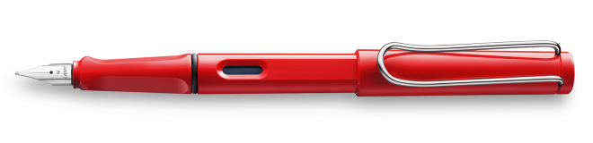 Stilou LAMY safari red scriere Fina