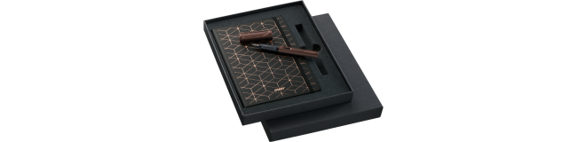 Set agenda si stilou Lx 90 marron M